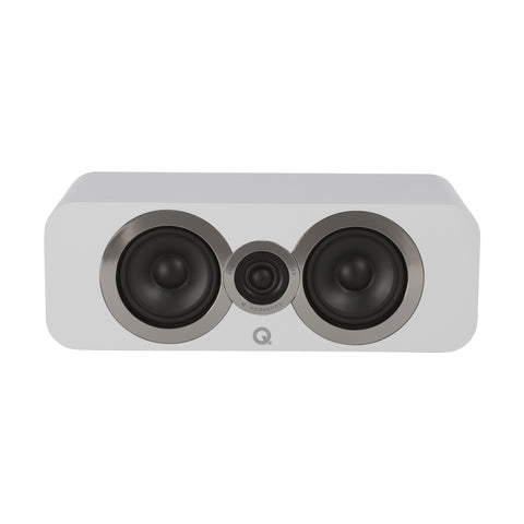 Q Acoustics 3090Ci - Altavoz central blanco ártico – Tipo de carcasa  refleja de 2 vías, controlador de graves medio de 2 x 4, 1 tweeter de 0.9 –